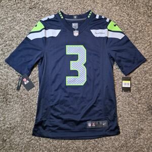 Seattle Seahawks Russell Wilson 12th Man NFL Nike On Field Jersey Mens Small NWT